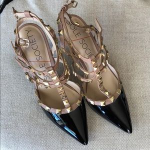 Sole Society TIIA Studded t-strap Heel